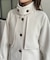 スタンドカラーロングコート
