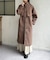 スタンドカラーロングコート