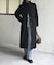 スタンドカラーロングコート