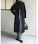 スタンドカラーロングコート