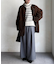 BACKスリットハイネックニットプルオーバー