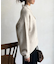 BACKスリットハイネックニットプルオーバー