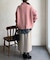 BACKスリットハイネックニットプルオーバー