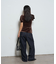 【WHO'S WHO gallery】パフスリギャザーベロアトップス