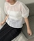 【CAPRICIEUX LE'MAGE】【yao企画】メッシュパフフレアトップス