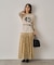 【Loungedress】ヴィンテージライクレーススカート