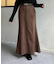 FスエードIラインスカート
