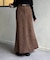 FスエードIラインスカート