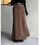 FスエードIラインスカート