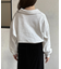 襟付きスキッパー裏毛プルオーバー