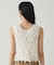 【Loungedress】チュールループニットベスト