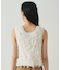 【Loungedress】チュールループニットベスト