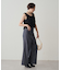 【Loungedress】チュールループニットベスト