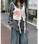 【Ciaopanic】ドロップフリルカットロゴビスチェ
