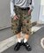 【WHO'S WHO gallery】スラッシュポケットスウェトハーフ柄パンツ