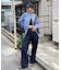 【WHO'S WHO gallery】ブロードルーズシャツ