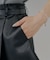【Chico】ベルト付ボリュームサテンショートパンツ