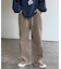 コーデュロイワイドパンツ
