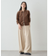 【earthy_】コットンベロアW zipカーディガン