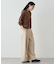 【earthy_】コットンベロアW zipカーディガン