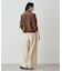 【earthy_】コットンベロアW zipカーディガン