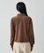 【earthy_】コットンベロアW zipカーディガン