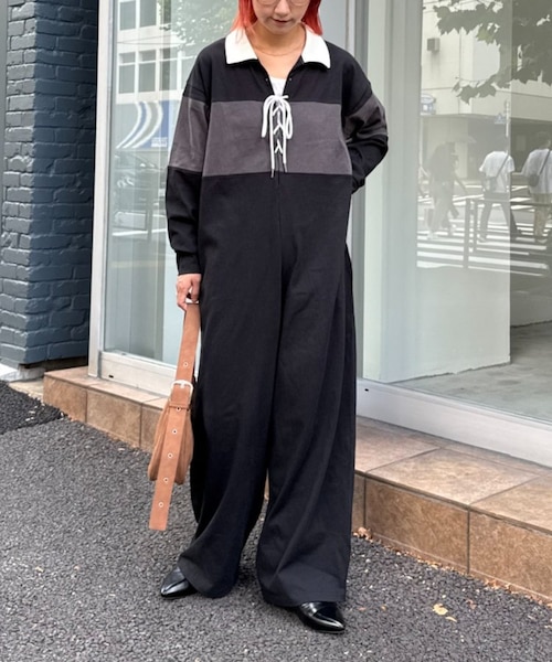 chez vidalenc JUMPY オールインワン ブラック chez vidalenc JUMPY オールインワン ブラック chez vidalenc JUMPY