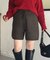 ニットショートパンツ