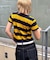 【WHO'S WHO gallery】ラガーボーダーコンパクトニット