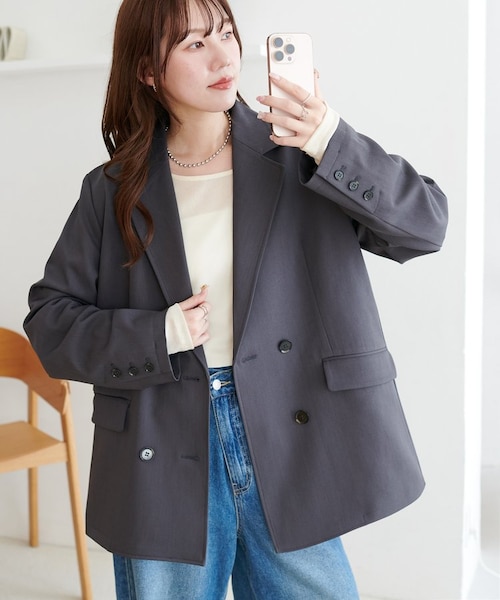 Discoat】Wブレストテーラードジャケット｜パルグループアウトレットの