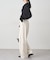 【Loungedress】ストレートタックパンツ