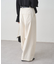 【Loungedress】ストレートタックパンツ