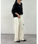 【Loungedress】ストレートタックパンツ