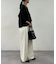 【Loungedress】ストレートタックパンツ