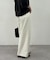 【Loungedress】ストレートタックパンツ