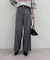 【Loungedress】ストレートタックパンツ