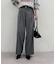 【Loungedress】ストレートタックパンツ