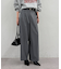 【Loungedress】ストレートタックパンツ