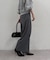 【Loungedress】ストレートタックパンツ