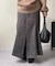ツイードマーメイドスカート