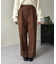 ウールライクストレートスラックス