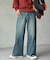 立体裁断セミフレアデニム
