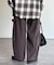 フェイクウールカーブペインターパンツ