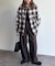 フェイクウールカーブペインターパンツ