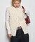 【WHO'S WHO gallery】チュールフリンジベスト
