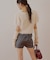 【Chico】フロントタックショートパンツ