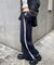 【WHO'S WHO gallery】サイドレースラインパンツ