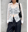 【WHO'S WHO gallery】フラワーレースニットシャツ