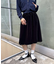 【WHO'S WHO gallery】ベロアスタッズミドルスカート