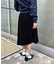 【WHO'S WHO gallery】ベロアスタッズミドルスカート